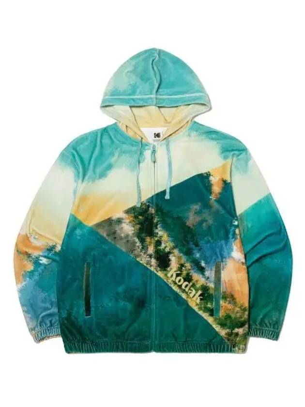 KODAK Scenery Microfleece Hood Zip up S BLUE - KODO - BALAAN 1