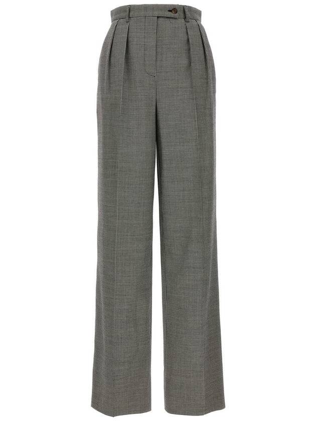 FW 23 24 pants pied de poule ROPX30100ARX190001 - ROCHAS - BALAAN 2