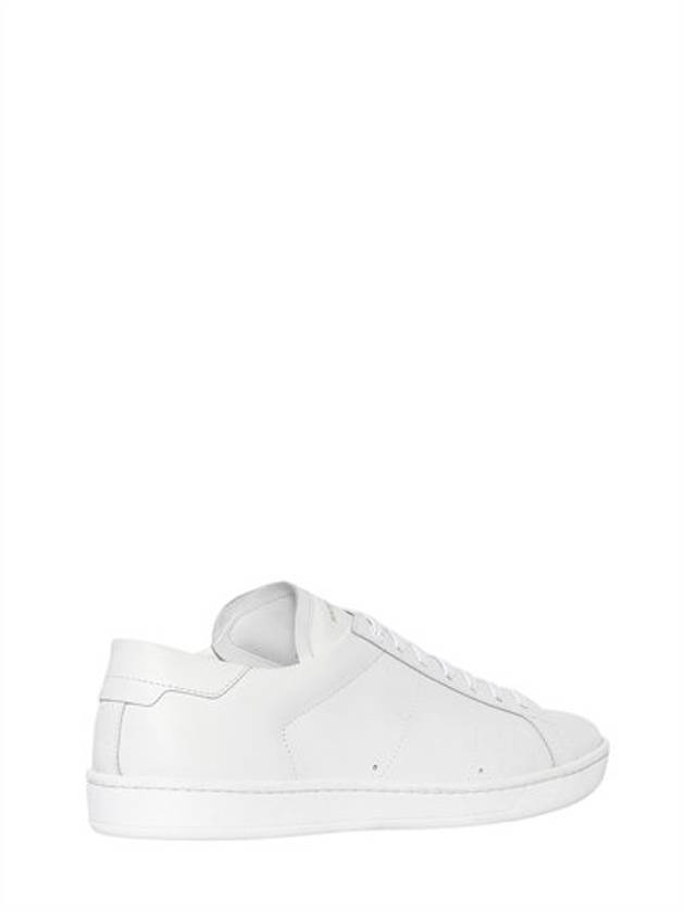 Court Classic Leather Low Top Sneakers White - SAINT LAURENT - BALAAN 4