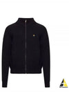 Embroidery Logo Zipper Cardigan Black - VIVIENNE WESTWOOD - BALAAN 2