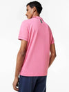 Slim Fit Movement Polo Shirt Pink - LACOSTE - BALAAN 5