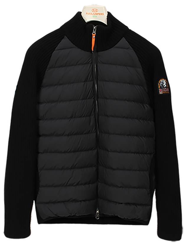 Men's OLMO wool padded jacket PM HYR B02 0541 BLACK PJC195bk - PARAJUMPERS - BALAAN 1