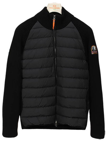 Men's OLMO wool padded jacket PM HYR B02 0541 BLACK PJC195bk - PARAJUMPERS - BALAAN 1