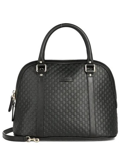 Micro GG Ssima Dome Tote Bag Black - GUCCI - BALAAN 2