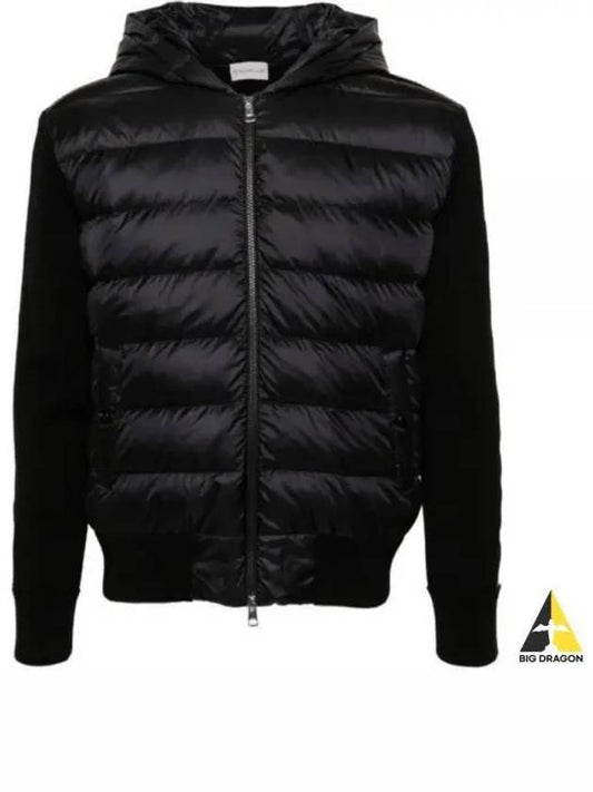 Quilted wool cardigan black - MONCLER - BALAAN 2