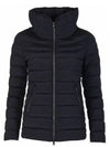 Women's New Bridge Goose Down Hoodie Padding Black - BURBERRY - BALAAN 2