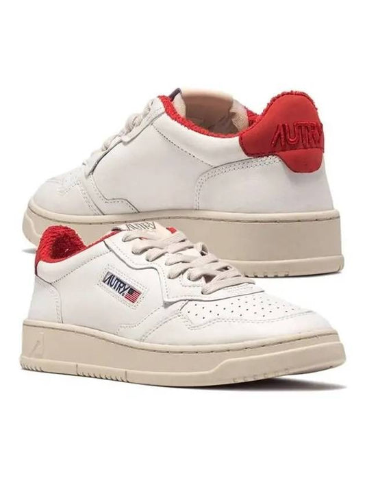 Medalist Red Tab Low Top Sneakers White - AUTRY - BALAAN 2