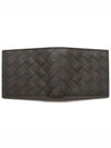 Intrecciato Bifold Half Wallet Graphite - BOTTEGA VENETA - BALAAN 3