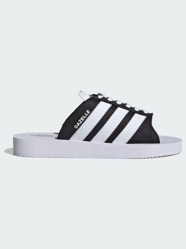 Gazelle Beach Slippers Black White - ADIDAS - BALAAN 2