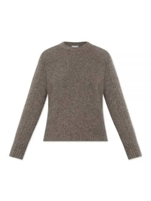 Veneta Crew Neck Knit Top Grey - BOTTEGA VENETA - BALAAN 2