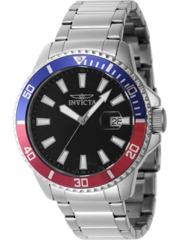 Invicta Pro Diver Quartz Black Dial Pepsi Bezel Men's Watch 46136 - INVICTA - BALAAN 1