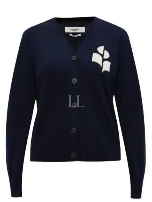 Karin CA0008FA A1X05E 30MI logo cardigan - ISABEL MARANT - BALAAN 1