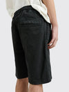 Waffen Patch Flap Pocket Cargo Shorts Black - STONE ISLAND - BALAAN.