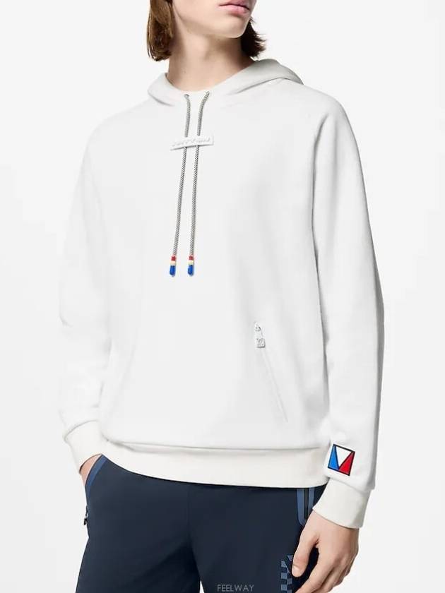 1AFVUO Signature Cotton Hoodie - LOUIS VUITTON - BALAAN 2