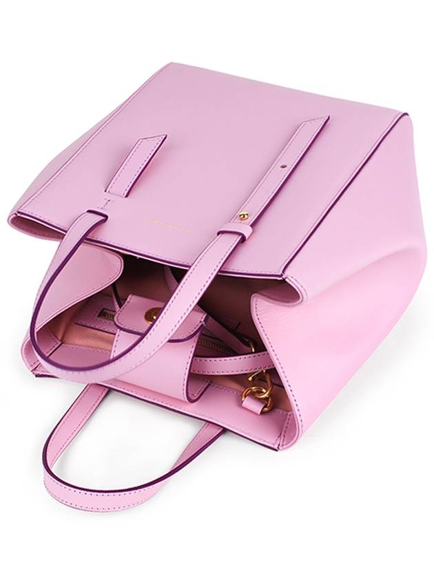 Blooming Leather Two Way Tote Bag Lilac - LECHROMAQI - BALAAN 5