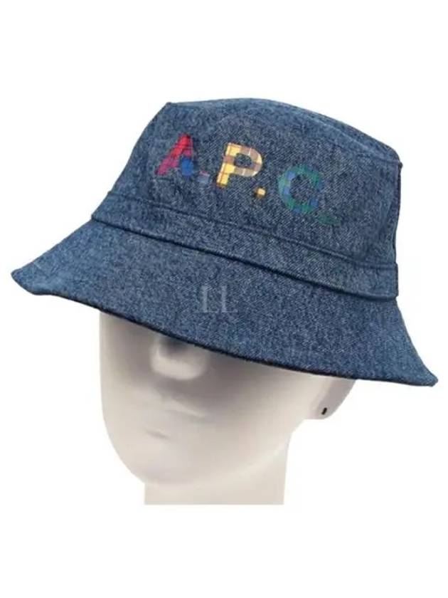 Bob Mark Logo Bucket Hat Blue - A.P.C. - BALAAN 2