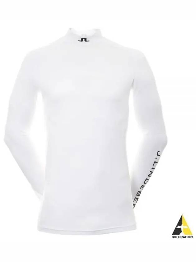 Golf Aello Soft Compression Short Sleeve T Shirt White - J.LINDEBERG - BALAAN 2