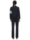 4-Bar Loopback Jersey Cardigan Navy - THOM BROWNE - BALAAN 6