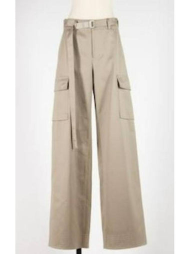 24 ss Cotton Gabardine Pants 2407078651 B0031023748 - SACAI - BALAAN 1