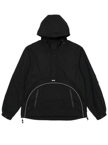 Deflector 1 2 Zip Jacket Black - PALACE - BALAAN 1