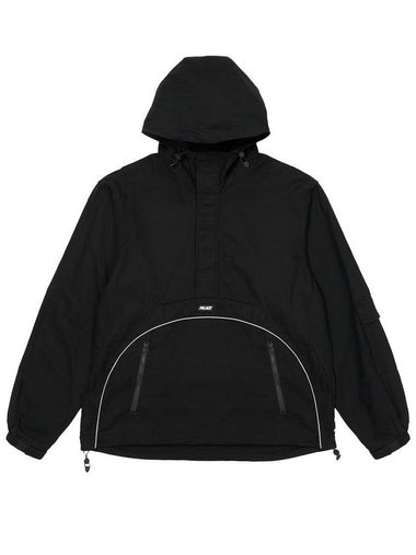 Deflector 1 2 Zip Jacket Black - PALACE - BALAAN 1