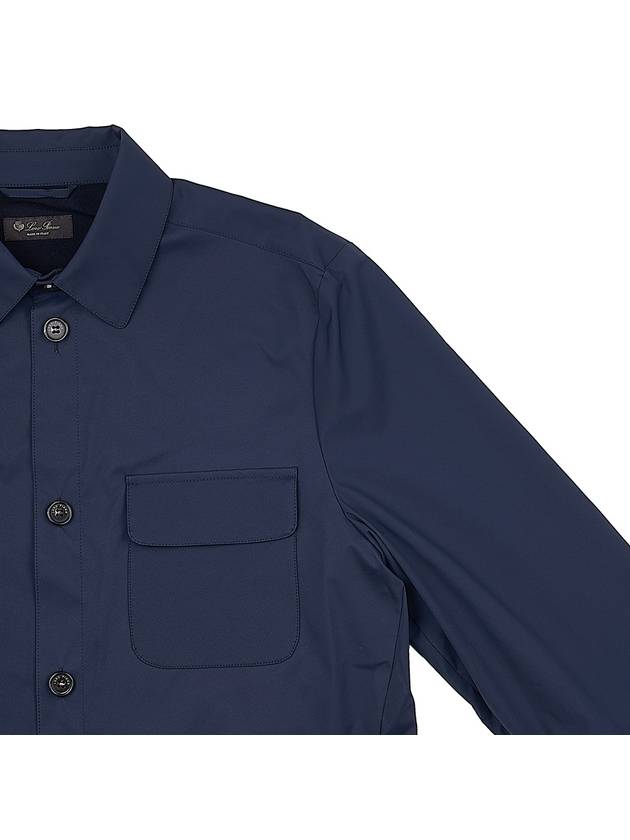 Windwish Overshirt Jacket Navy - LORO PIANA - BALAAN 5