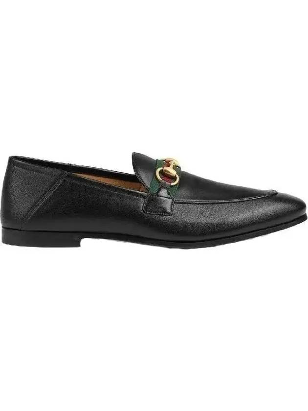 Horsebit Leather Loafers Black - GUCCI - BALAAN 2