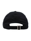 Gancini Logo Base Ball Cap Black - SALVATORE FERRAGAMO - BALAAN 4