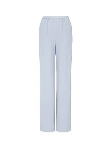 Women s Straight Leg Banding Pants Light Blue 270885 - EMPORIO ARMANI - BALAAN 1