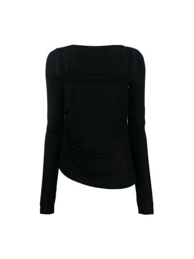 Viscose Long Sleeve T-Shirt Black - HELMUT LANG - BALAAN 2