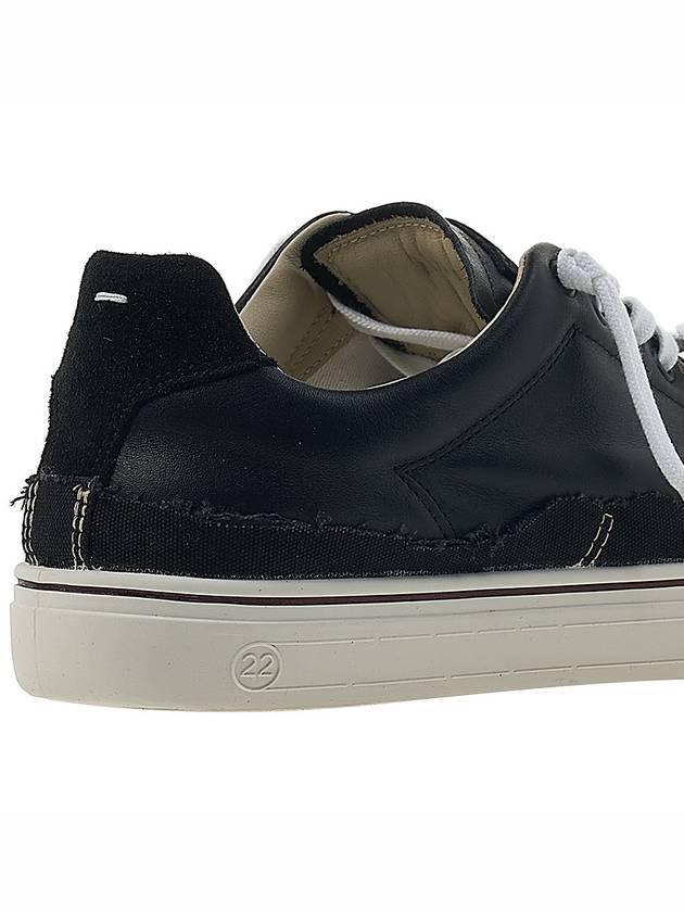 New Evolution Leather Low Top Sneakers Black - MAISON MARGIELA - BALAAN 11