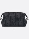 Toiletry Pouch Clutch Bag Black - DIOR - BALAAN 6