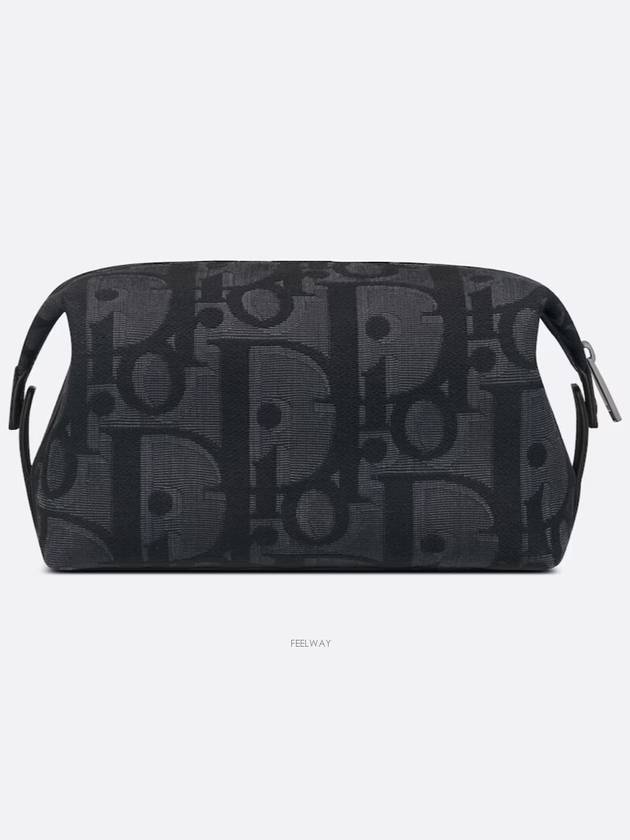 Toiletry Pouch Clutch Bag Black - DIOR - BALAAN 6