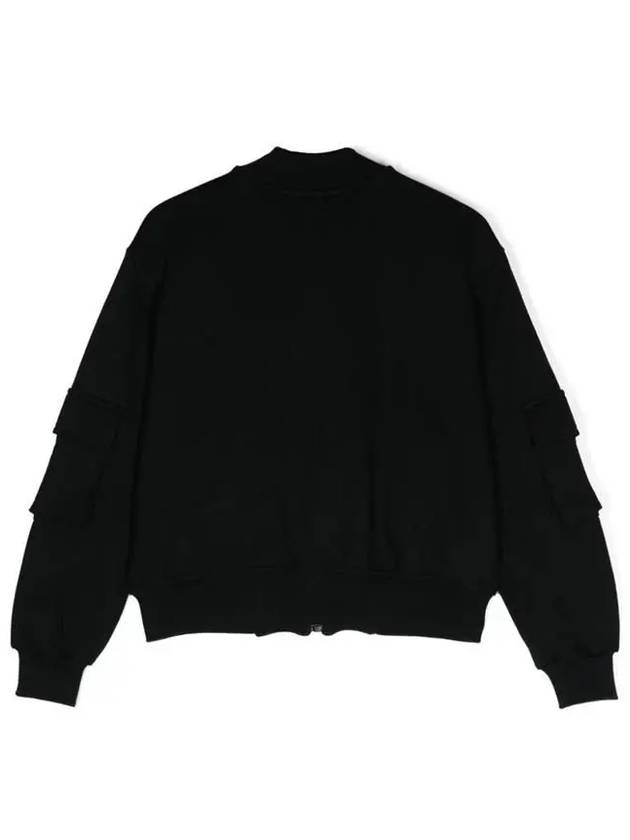 Kids Logo Bomber Black - MSGM - BALAAN 2