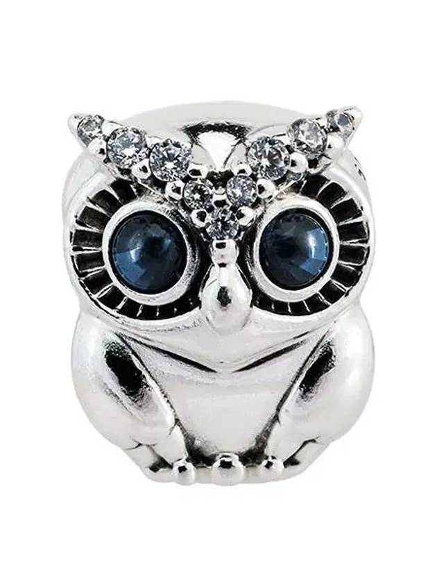 Sparkling Owl Bracelet Charm Silver - PANDORA - BALAAN 2