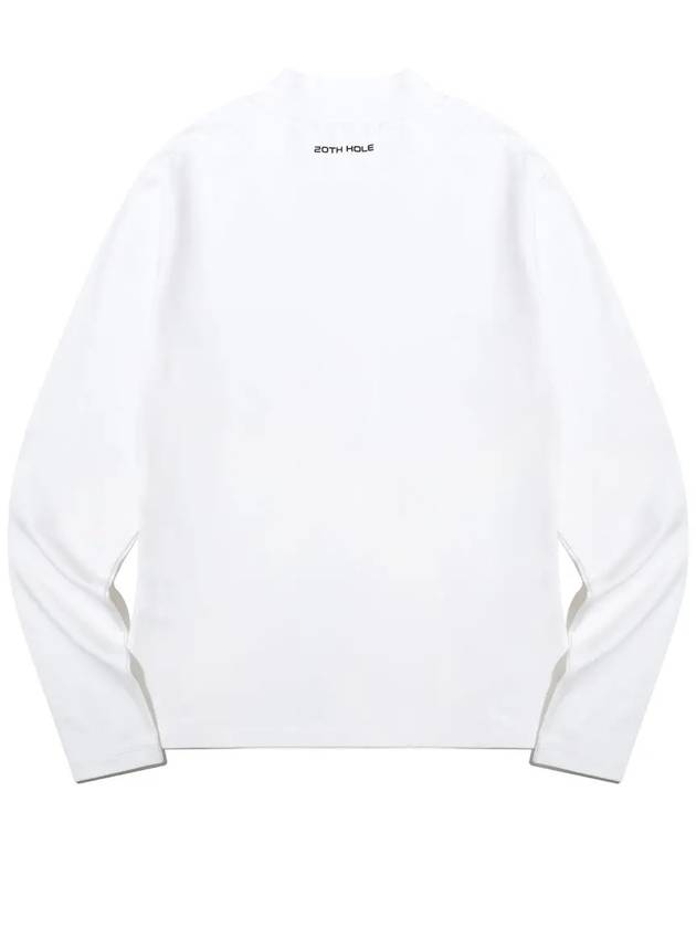 Logo point brushed base layer t-shirt WHITE - 20THHOLE - BALAAN 6