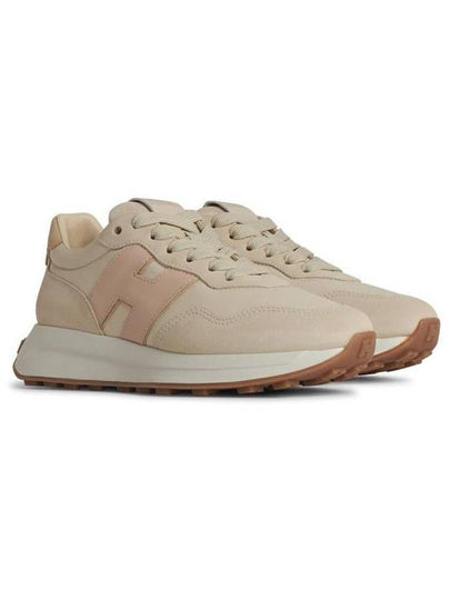 Hogan 'H641' Beige Leather Sneakers - HOGAN - BALAAN 2