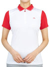 Women's Antonia Golf PK Shirt White - J.LINDEBERG - BALAAN 6