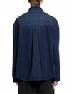 Anagram Denim Long Sleeve Shirt Blue - LOEWE - BALAAN 4