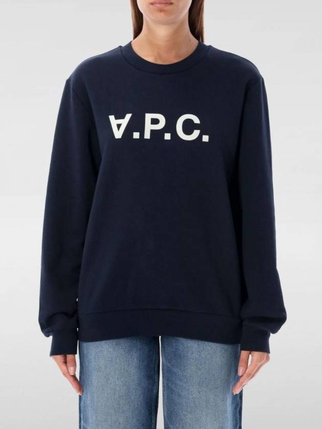 Grand VPC Sweatshirt Blue - A.P.C. - BALAAN 4