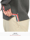 4 Bar Armband Milano Stitch Knit Top Mid Grey - THOM BROWNE - BALAAN 9