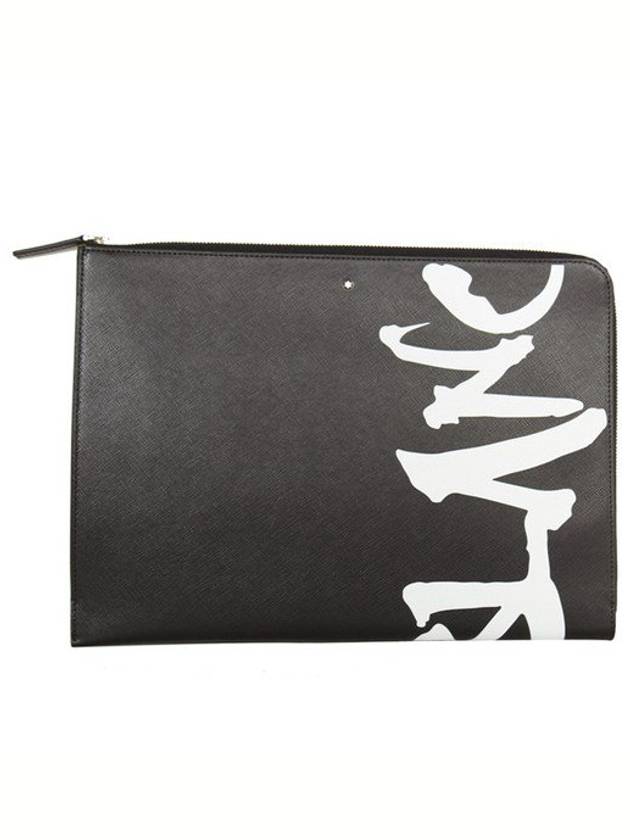 Sartorial Calligraphy Clutch Bag Black - MONTBLANC - BALAAN 1