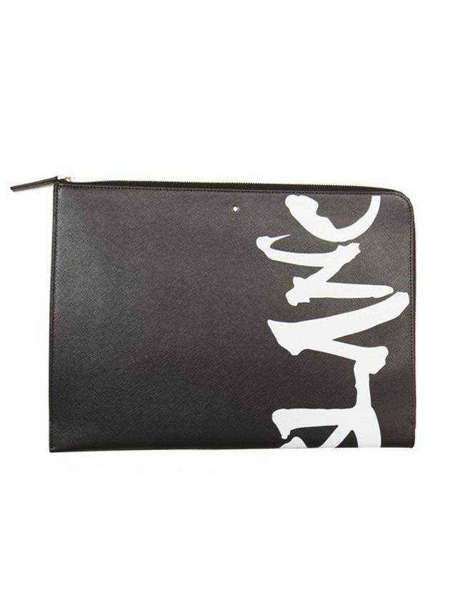 Sartorial Calligraphy Portfolio Clutch Bag Black - MONTBLANC - BALAAN 1