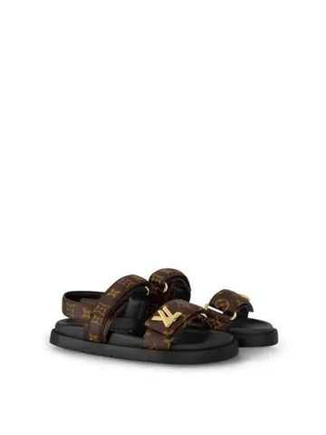 LV Sunset Flat Comfort Sandals Boutique 1ACL9C - LOUIS VUITTON - BALAAN 1