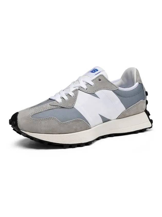 Men's 327 Low Top Sneakers Grey - NEW BALANCE - BALAAN 6