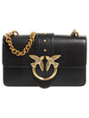 Women's Classic Love Icon Simply Shoulder Bag Black - PINKO - BALAAN 2