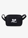 Leather Top Handle Cross Bag Black - COURREGES - BALAAN 2