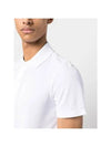 Men's Classic Tennis Short Sleeve Polo Shirt White - TOM FORD - BALAAN 6