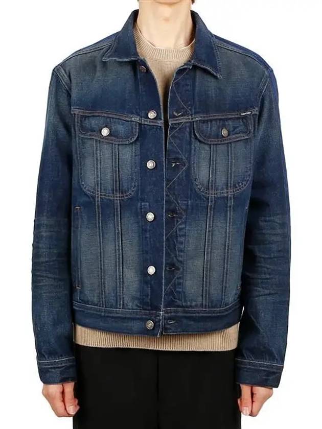 Cotton Denim Jacket Blue - TOM FORD - BALAAN 2