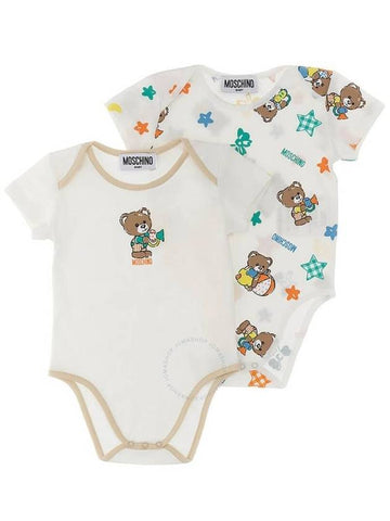 Moschino Infant Teddy Bear Bodysuit Set Size 6 9M - MOSCHINO - BALAAN 1